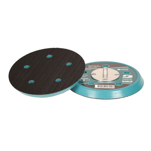 5" (127 mm) Dia. Vacuum Disc Pad, Hook-Face, Short Nap