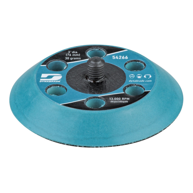 3" (75 mm) Vac Hook Pad, 5/16"-24 Thd.