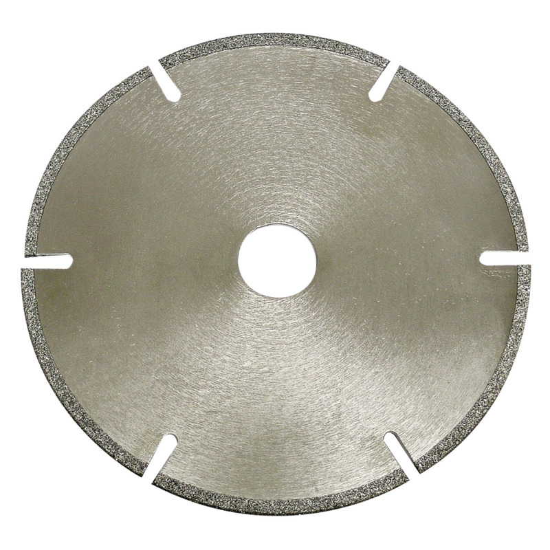 3" (76 mm) Dia. x 3/8" (9.53 mm) CH 40/50 Grit Gulleted/Slotted Diamond Cut-Off Wheel