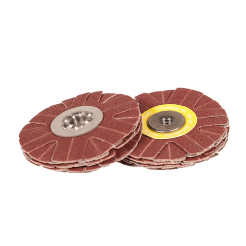 2" (51 mm) Dia. 150 Grit A/O Eyelet Sanding Star