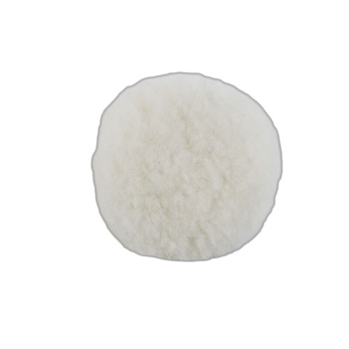 3" (76 mm) Dia. Polishing Pad, Natural Sheepskin Wool