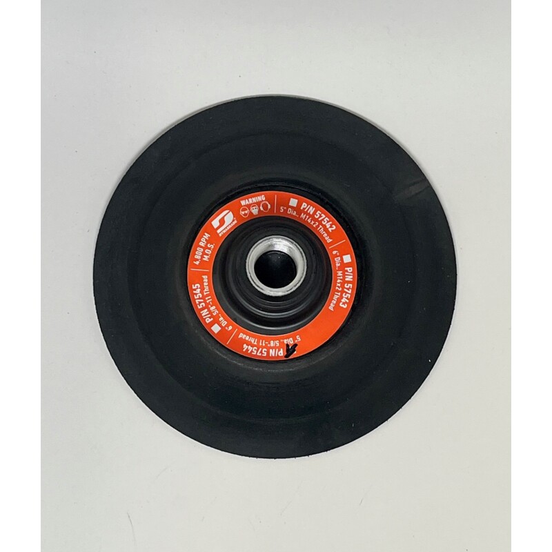 5" (127 mm) Dia. Non-Vacuum Wet/Dry Sander Disc Pad, Hook-Face, Short Nap