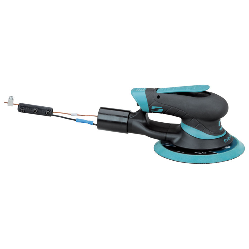 6" (152 mm) Dia. Central-Vacuum Dynorbital Extreme Random Orbital Sander for ESD