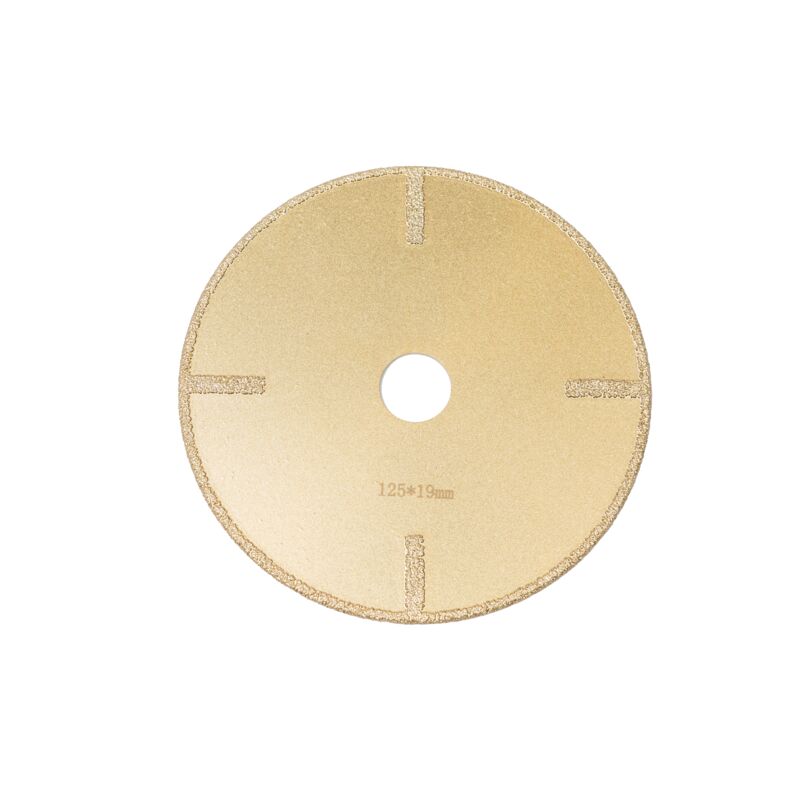 Diamond blade 125mm, 19mm hole, side spoked