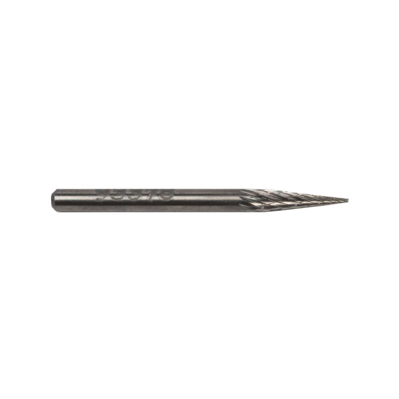 Carbide Burr, 3 mm Dia., SM-42 D/C Burr, 14 Degree Cone, 11 mm Flute L, 3 mm Shank