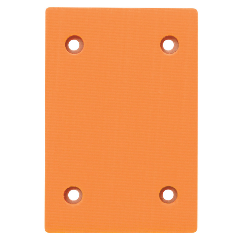 3" (76 mm) x 4-1/4" (108 mm) Non-Vacuum Dynabug II Disc Pad, Hook-Face, Short Nap