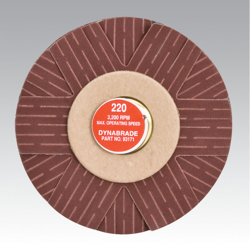 4" (102 mm) Dia. 220 Grit A/O Spindle-Mount Sanding Star