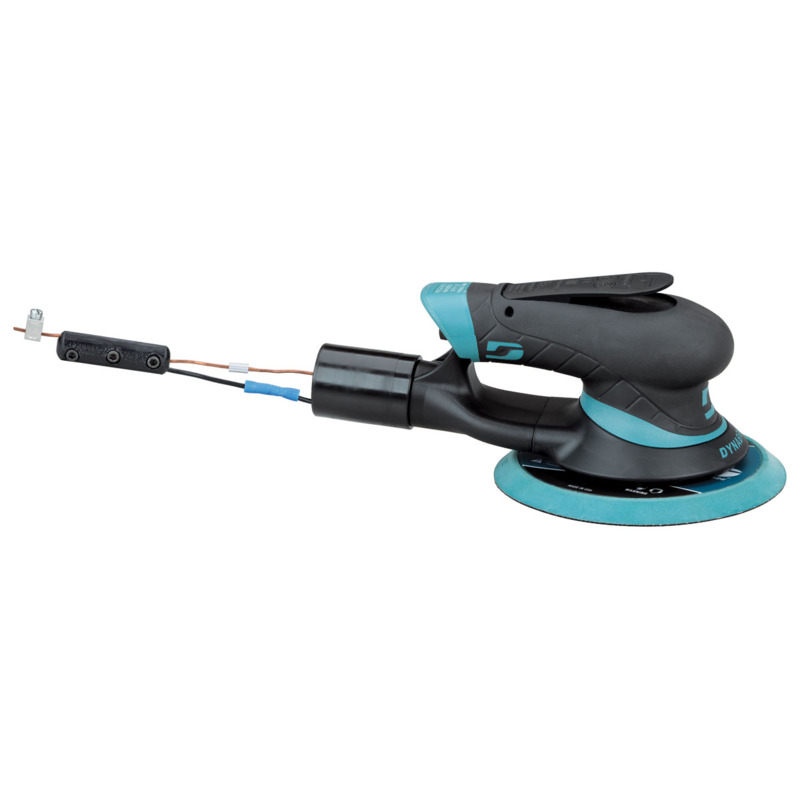 6" (152 mm) Dia. Central-Vacuum Dynorbital Extreme Random Orbital Sander for ESD